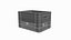 3D red crate model
