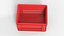 3D red crate model