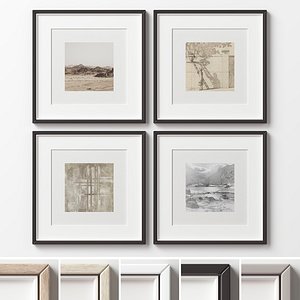 3D model Picture Frames Set-668