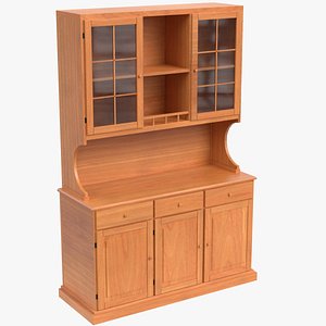3D model Kitchen cupboard 2