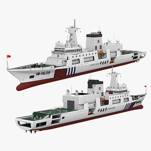 Haixun 06 is the first large cruise rescue ship in the Taiwan Strait China 3D