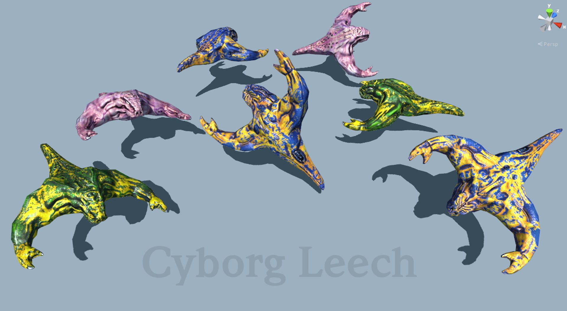 3d Model Mutant Army Rts