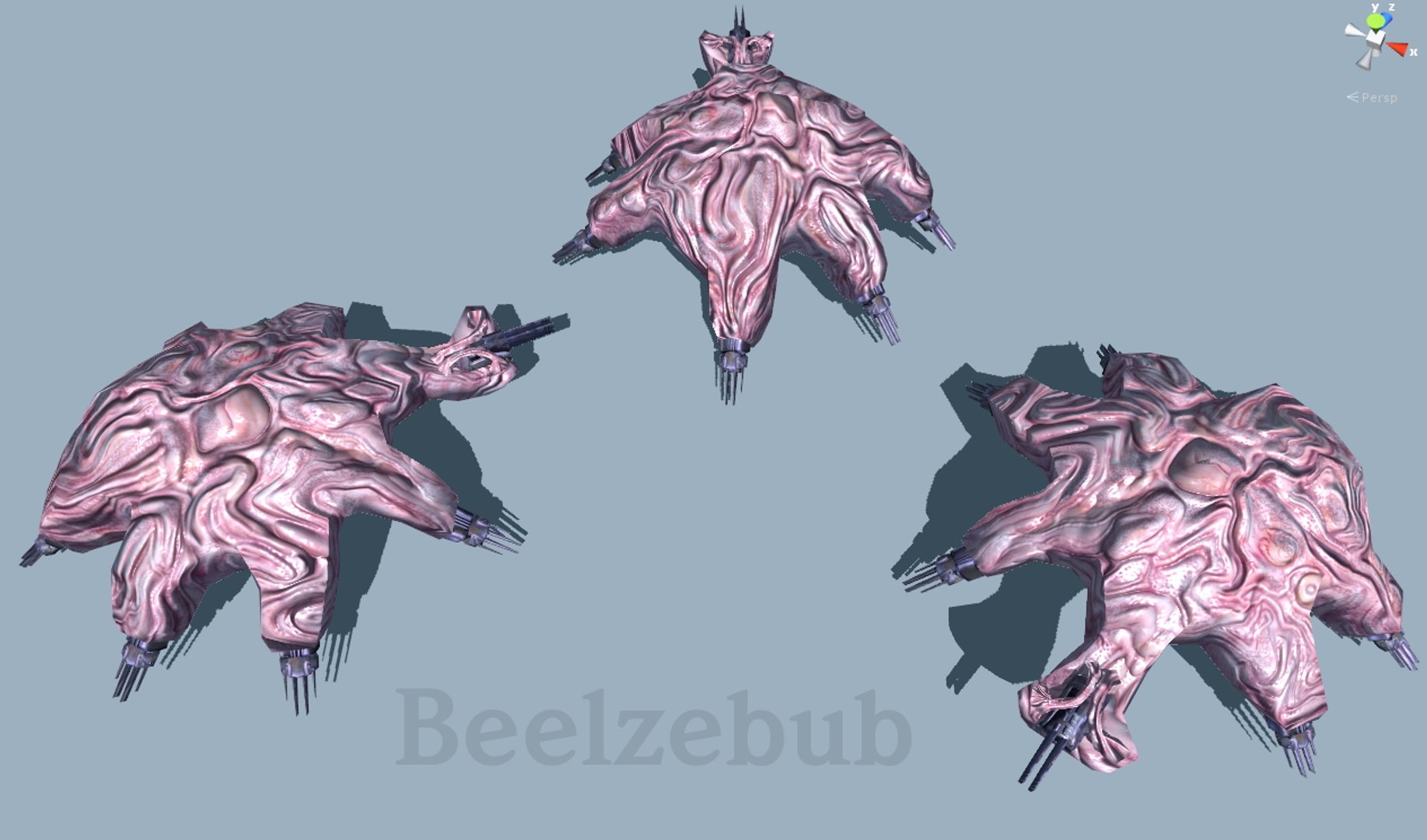 3d Model Mutant Army Rts