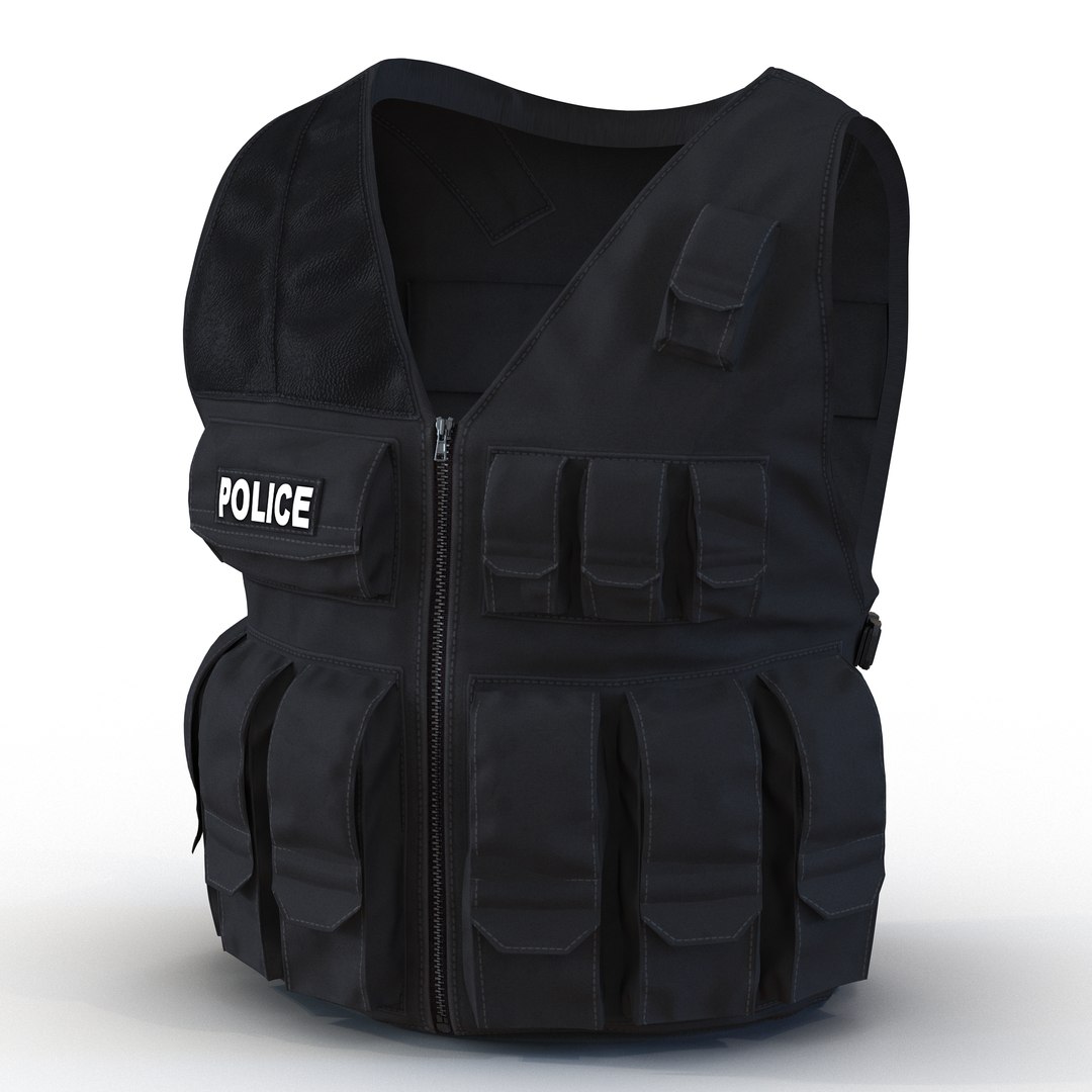 SWAT Vest 2 3D model preview