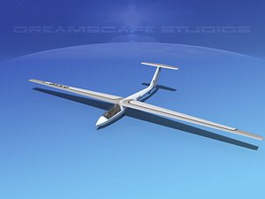 glider szd-22 mucha gliding 3d model