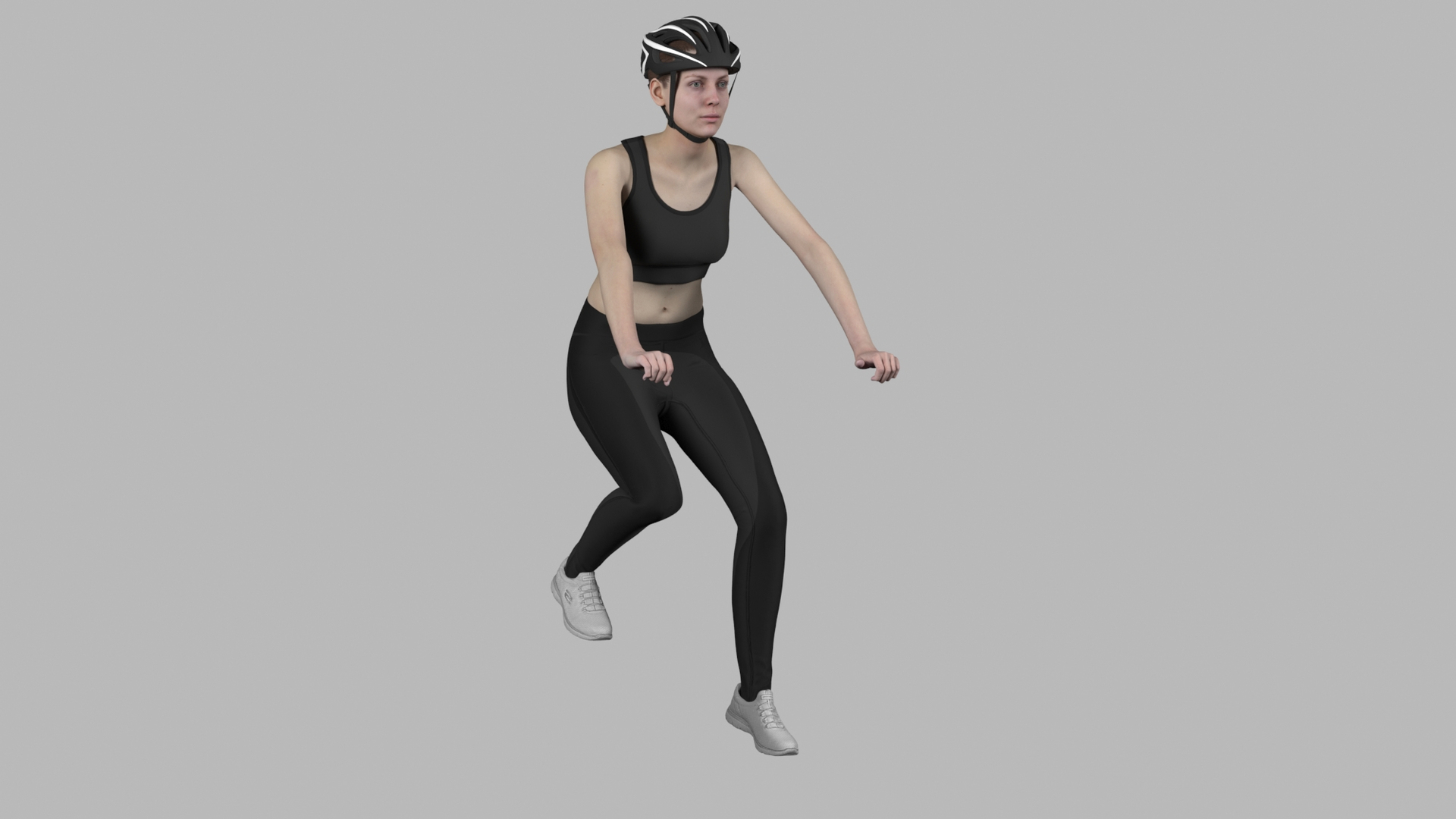 Female Bicycle Rider 3D model - TurboSquid 2052006