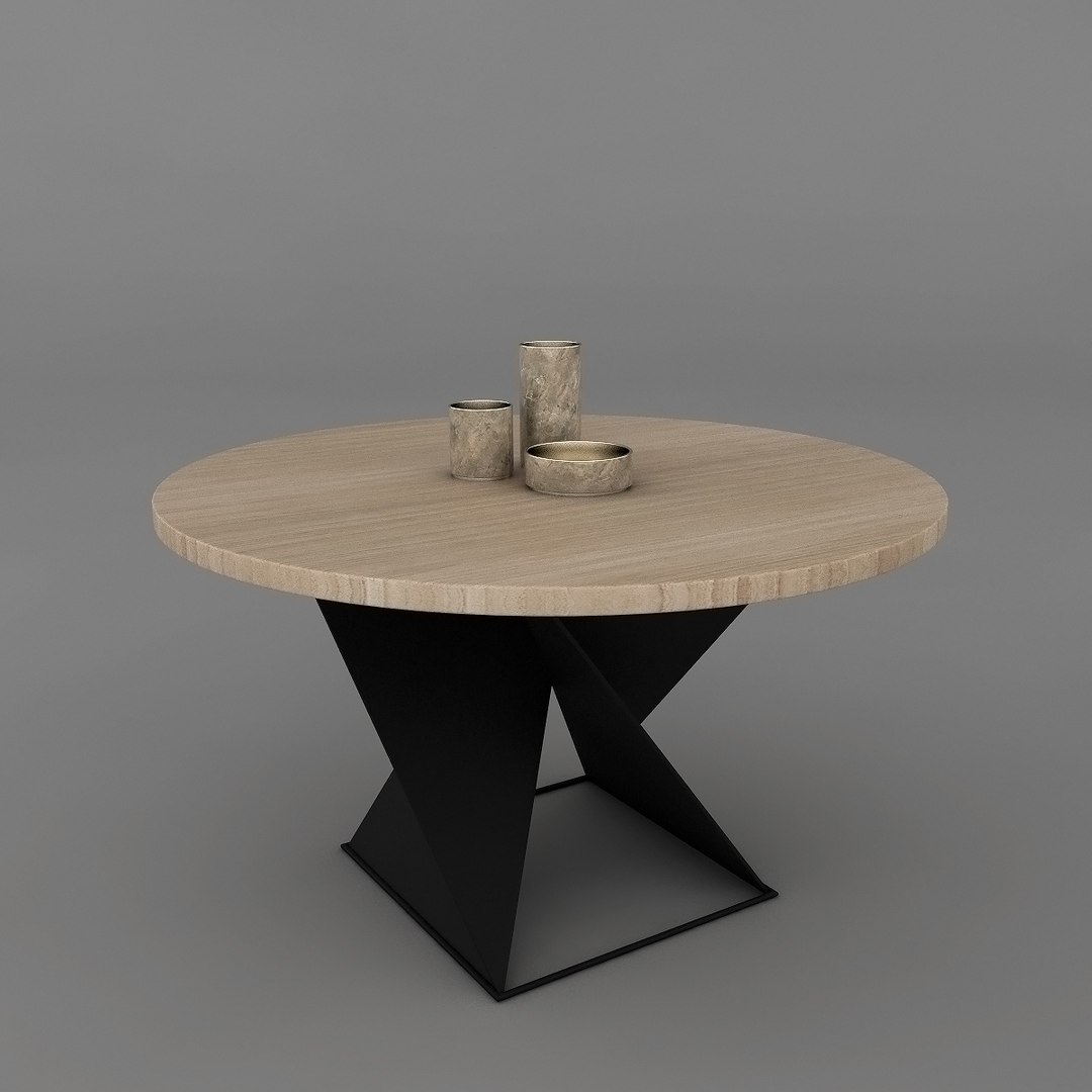 3D modern table model - TurboSquid 1394193