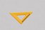 Dibujo animado de una regla triangular
