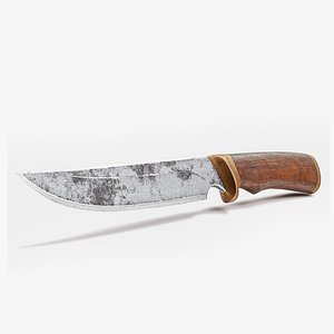 3D PBR crafted melee weapon knife er1