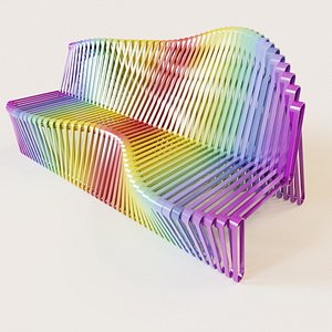 3d parametric color bench