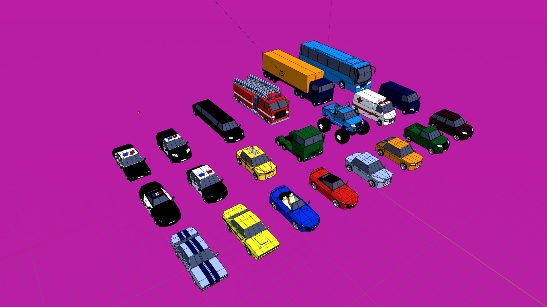 Free Free Low Poly Vehicles Pack 3D Model - TurboSquid 1926290