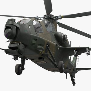 Changhe Helicopter Z-10 Camo Green Simplified