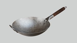 Cast Iron Wok Pan - Asian Cookware Kitchen PBR