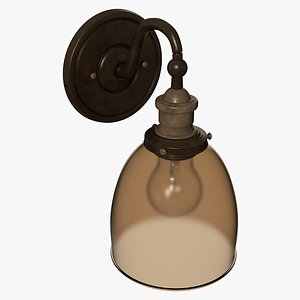 3D wall lamp light bulb