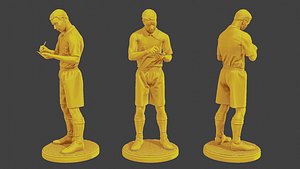 3D model Soccer Player SP 048