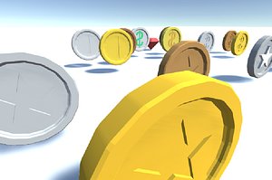 3D coin ruby package model