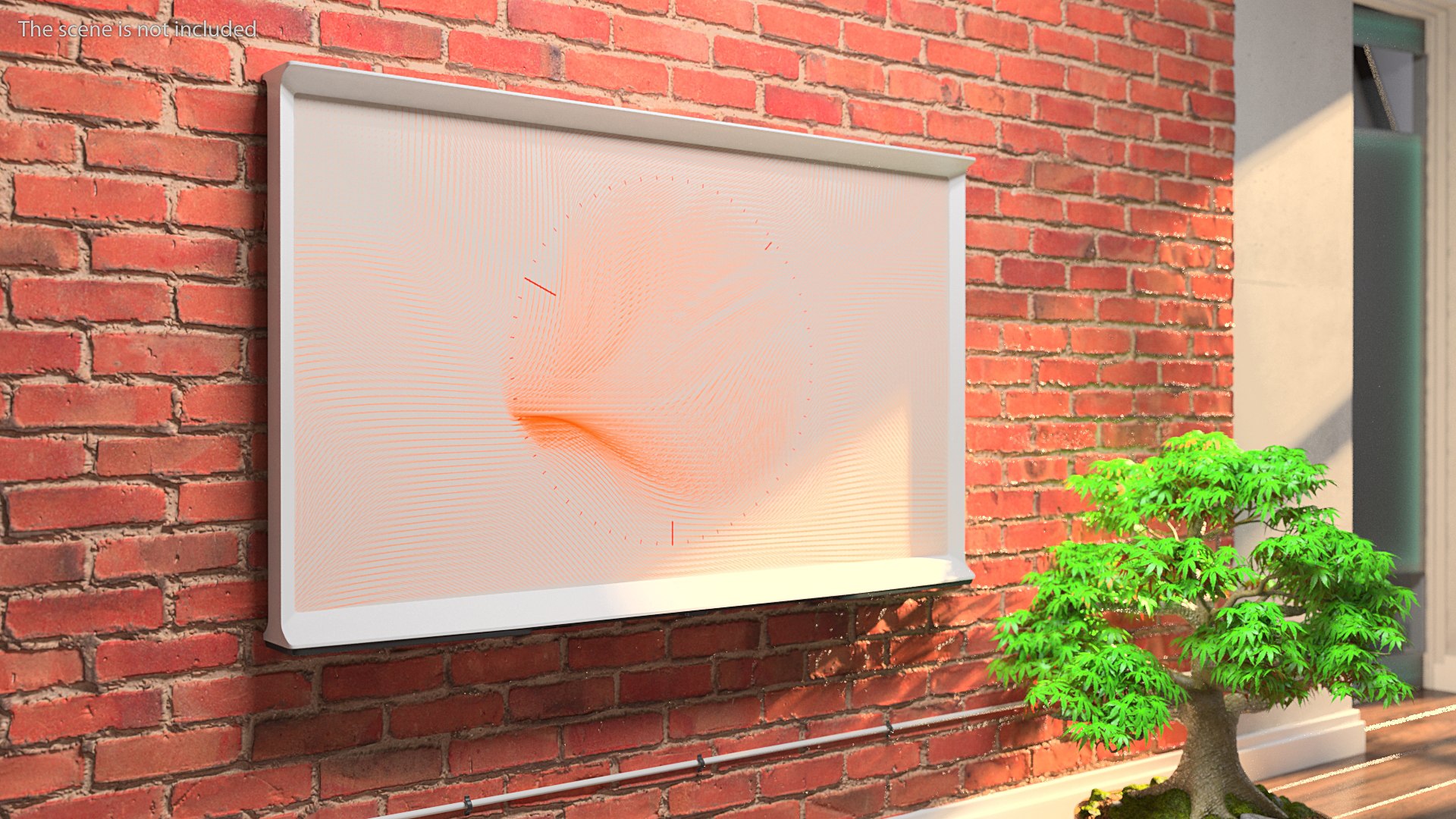 Samsung 55 Inch QLED The Serif TV 3D model preview