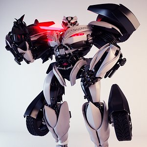 Robot car white