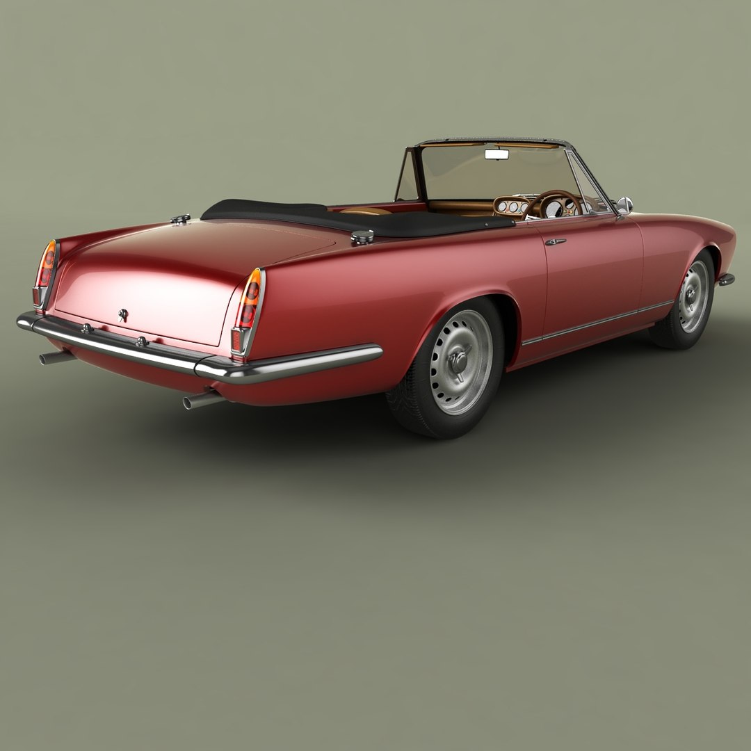 Gordon-keeble Gk1 Convertible 3D - TurboSquid 1304968