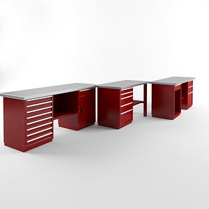 3D workbenches car service 2 model