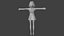 Garota de personagem de anime Low Poly pronta para jogo 28