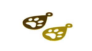 Paw Print Teardrop Pendant Digital File