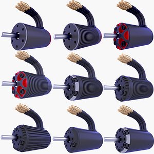 9 RC Electric Motors SET v2
