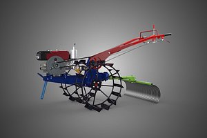 3D KIT RAKER LANDSCAPE RAKE HARROW LEVELING ATTACHMENT HAND TRACTOR