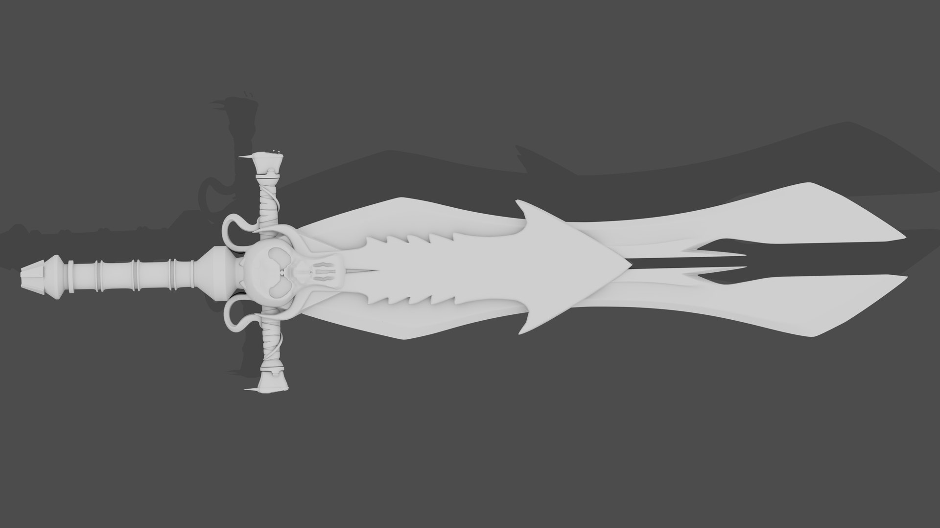 3D Devil Sword Game Art Weapon - TurboSquid 2106431