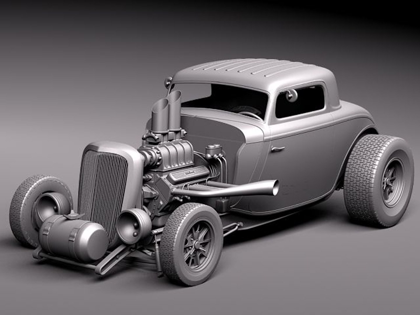 3d Model 1934 34 Hot