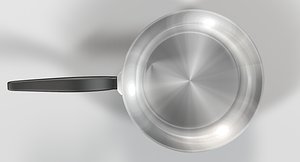 3D frying pan model