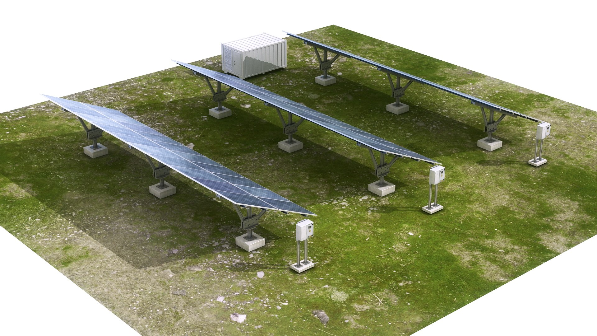 3D Solar Panel Wind Model - TurboSquid 1707542