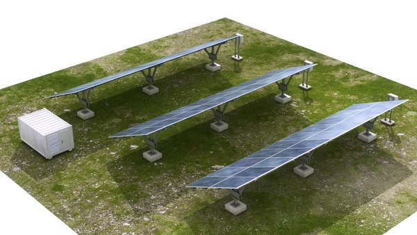 3D solar panel wind model - TurboSquid 1707542
