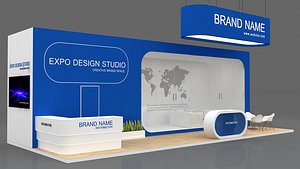 3D exhibition stand booth stall