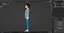 Cartoon man rigged