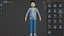 Cartoon man rigged
