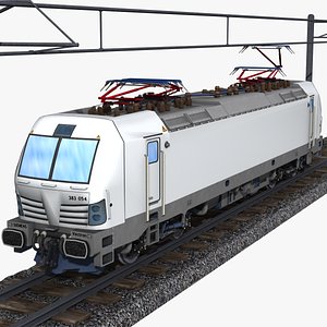3D siemens vectron 383 054 advanced world transport model