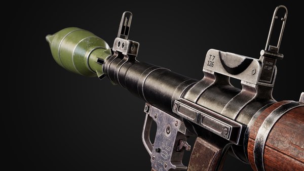 Arma de jogo portátil de lançador de mísseis RPG-7 AAA Modelo 3D $39 -  .unknown .upk .3ds .fbx .max .obj - Free3D