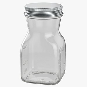 3D Juice Bottle 500ml model