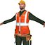 Travailleur A LOD2 PACK Rigged