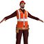 Travailleur A LOD2 PACK Rigged
