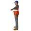 Travailleur A LOD2 PACK Rigged