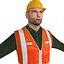 Travailleur A LOD2 PACK Rigged