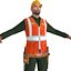 Travailleur A LOD2 PACK Rigged