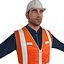 Travailleur A LOD2 PACK Rigged