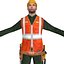 Travailleur A LOD2 PACK Rigged