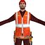 Travailleur A LOD2 PACK Rigged