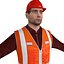 Travailleur A LOD2 PACK Rigged