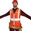 Travailleur A LOD2 PACK Rigged