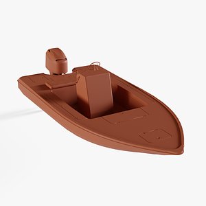 bass boats 3D model